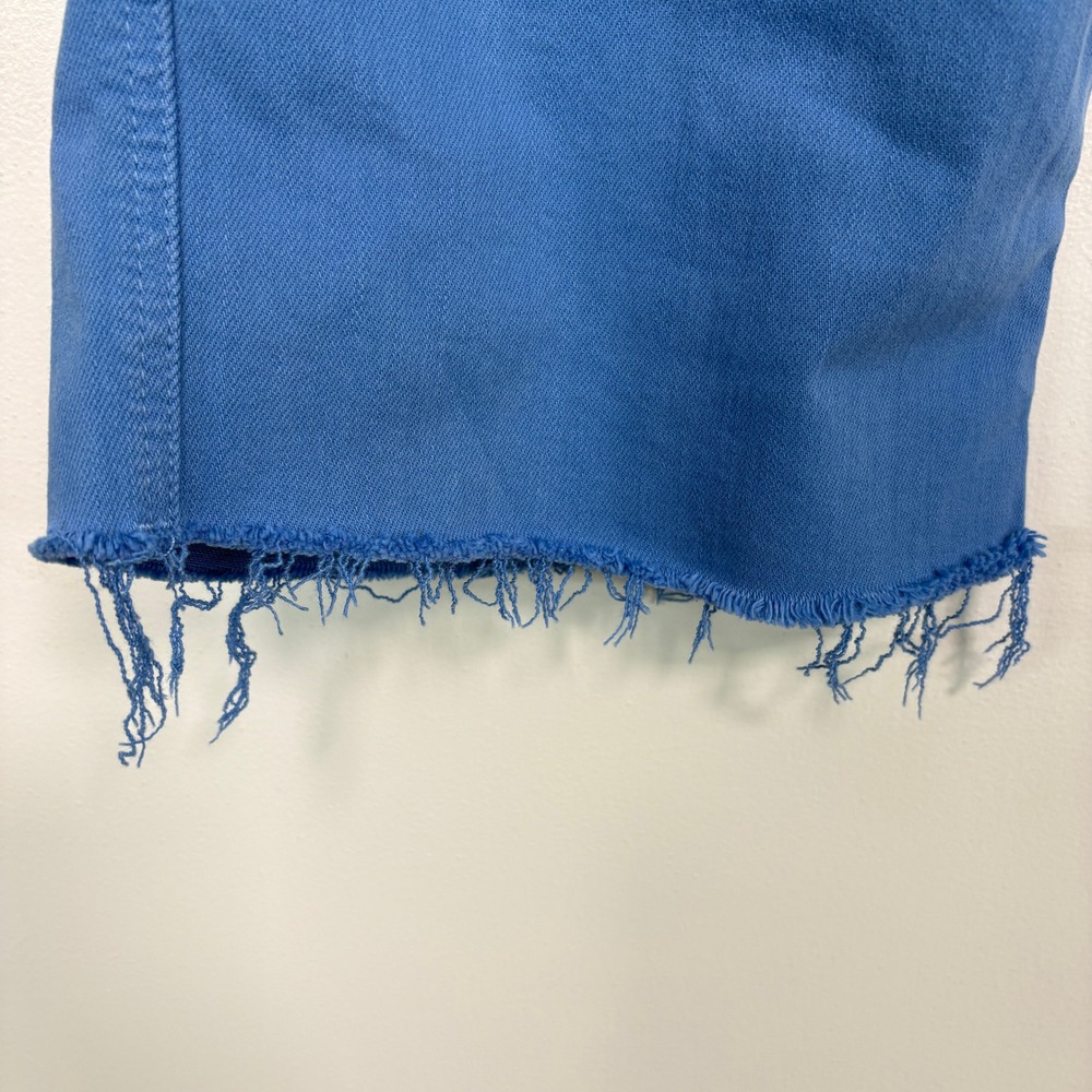 Judy Blue Women Jeans 18W Blue Garment Dyed Raw Hem Wide Leg Crop JB88843 C - Picture 3 of 16